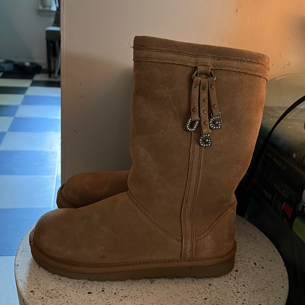 Ugg tan leather boots